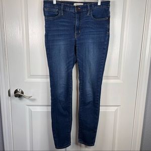 Madewell 9” Mid Rise Skinny Jeans Sz 30